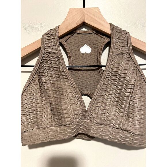 Booty By Brabants Original Sports Bra Top in Coco - Picture 5 of 7